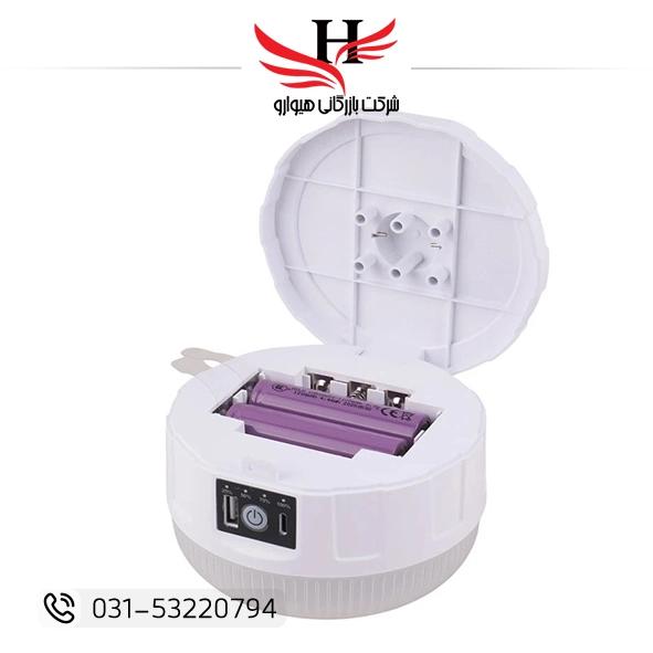 چراغ روشنایی ویداسی مدل WD-1115 چراغ اضطراری شارژی Vidasi مناسب منزل کمپینگ و قطعی برق